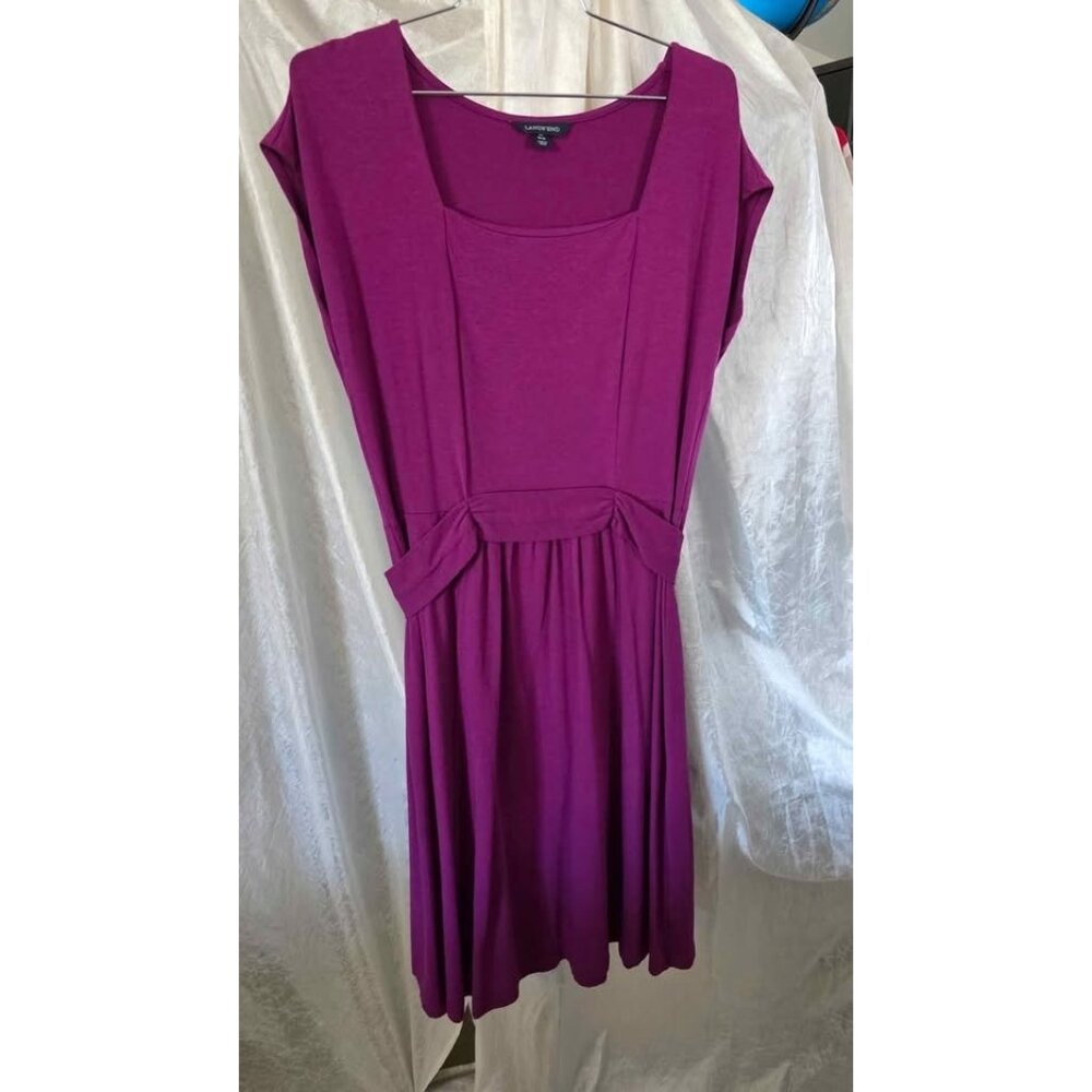 Lands' End Pink Cotton Dress sz Medium